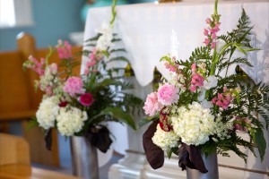 Altar Wedding Flowers 2015